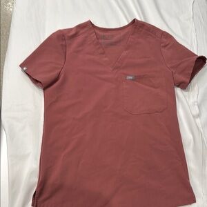 Figs Women's Catarina Scrub Top - Mauve